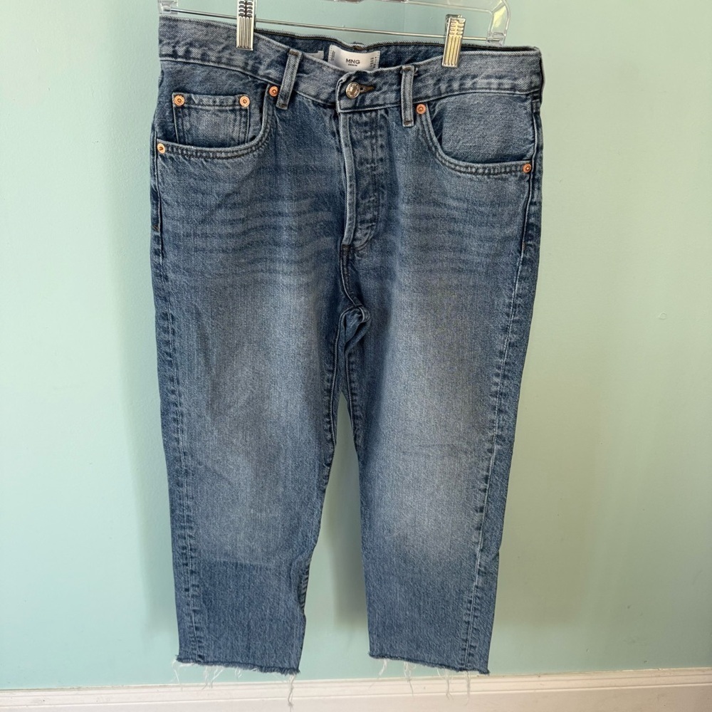 MNG Havana Straight Leg Denim Size 8